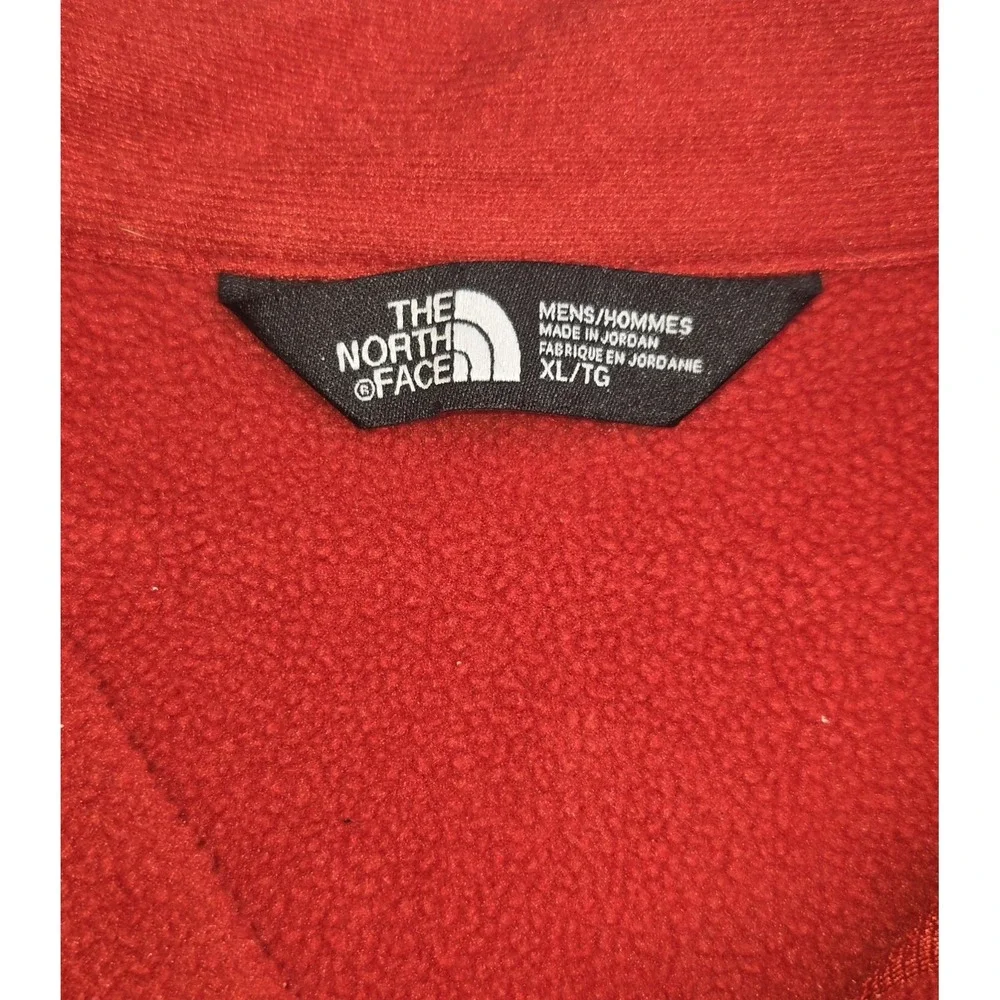 NORTH FACE Canyonlands Heather Red Size XL 1/4 Zip -2375